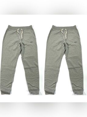 Lot of 2 Olivers Apparel Jogger Sweatpants Grey Terry